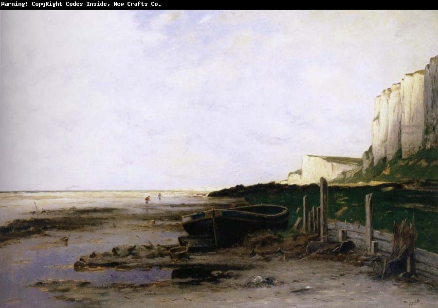 unknow artist Kritklippor in Normandie